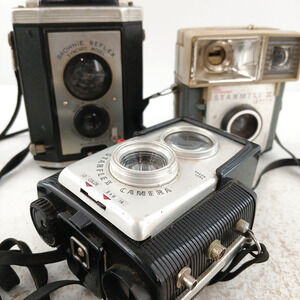 Vintage Kodak Brownie Reflex, Starmite III & Starflex Camera Lot Retro Untested